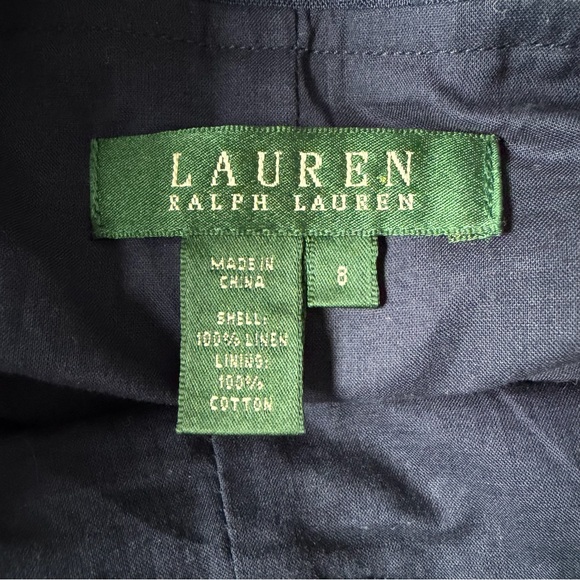 Ralph Lauren Navy Linen Sundress - Picture 5 of 9